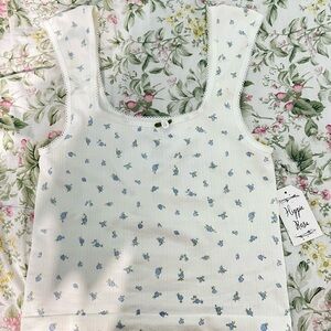 Soft Lounge Lace Cami Floral Top